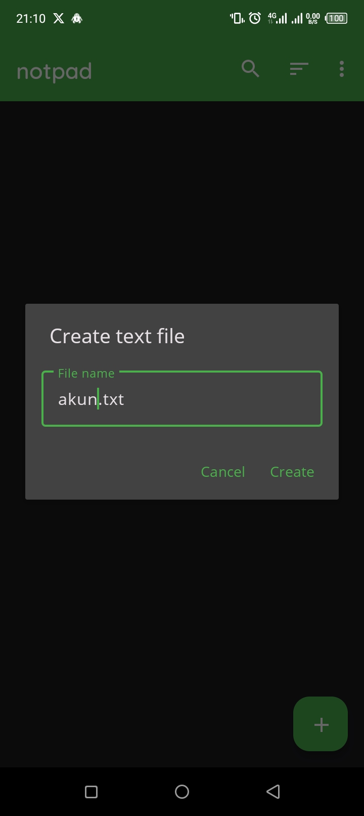 Create Text File